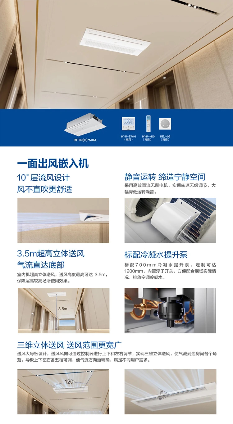 一面出風嵌入機-6